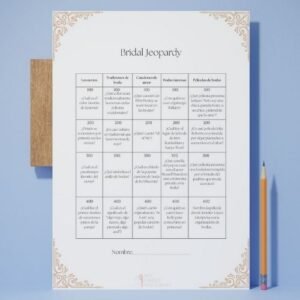 Bridal Jeopardy Digital