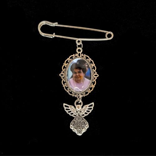 Relicario broche y Ángel