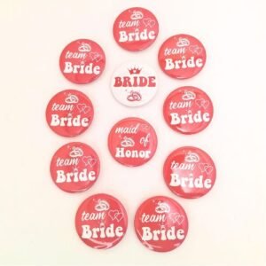 Set de Pines – Novia y Team Bride