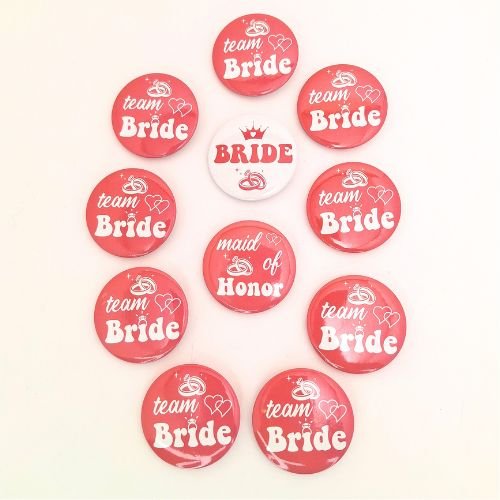 Set de Pines – Novia y Team Bride