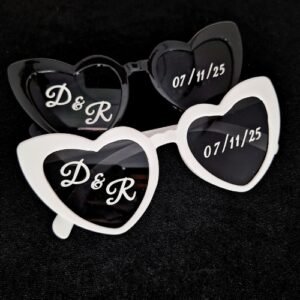 Lentes de corazón personalizados (lote de 10 piezas)